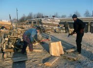 Заготовка дров для водогрейного котла